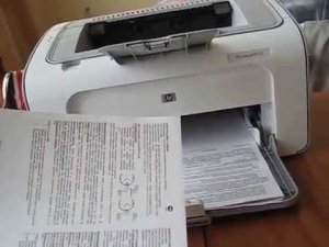 печать  как положить лист