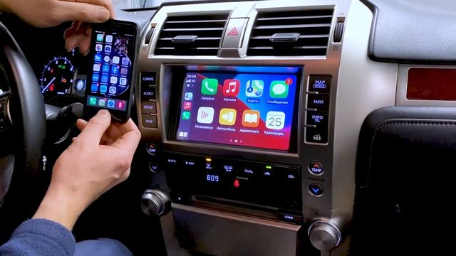 Lexus GX460 - Android + Беспроводной CarPlay смотреть онлайн