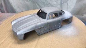 Restoration Toy Mercedes SL 300 - 1956s Car Burned ?