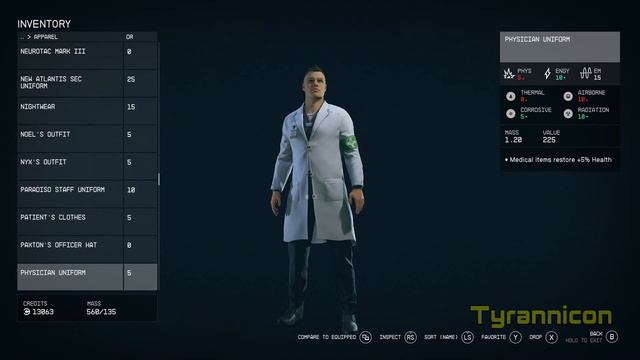 STARFIELD - All Clothing Showcase! смотреть онлайн