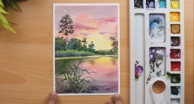 Watercolor The River (2)