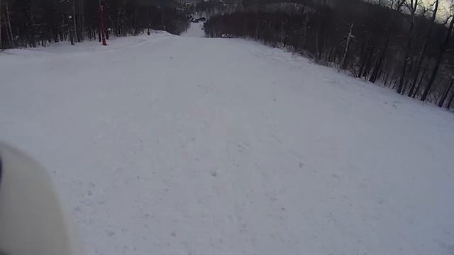 Аджигардак горные лыжи трасса 3, скоростной спуск 85 км/ч )) смотреть онлайн