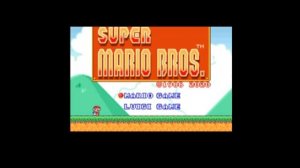 super mario advance 5:mario bros 1 title screen