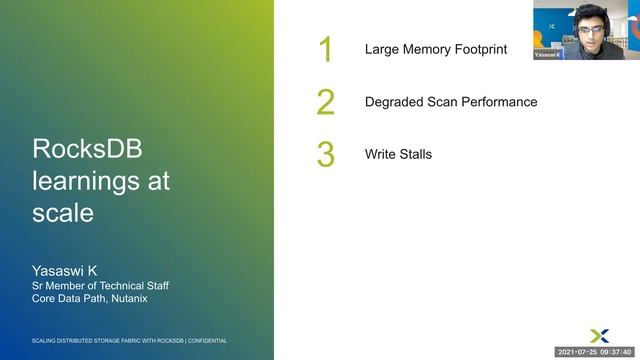 Scaling Out Distributed Storage Fabric with RocksDB смотреть онлайн