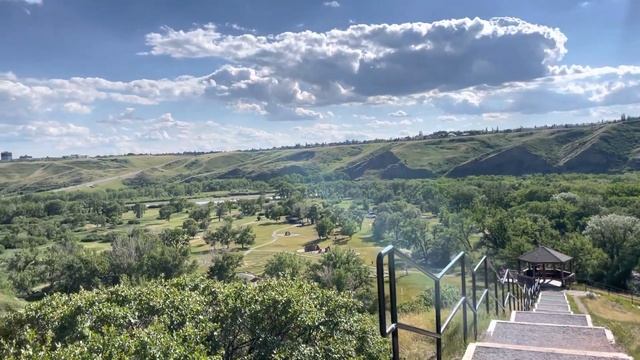 Lethbridge Alberta Canada — High Level Bridge Panorama смотреть онлайн