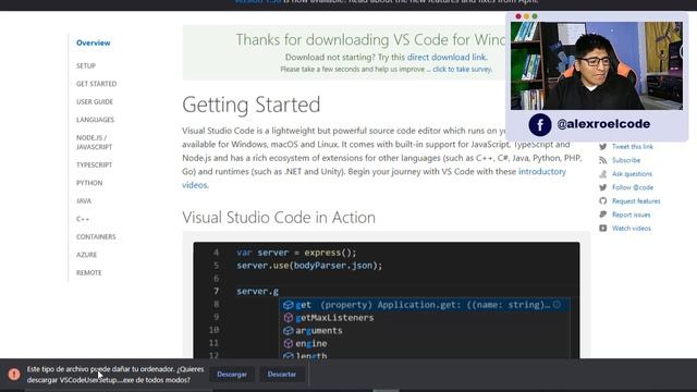 ?CÓMO Descargar e Instalar Python y Visual Studio Code ? Windows 10 смотреть онлайн