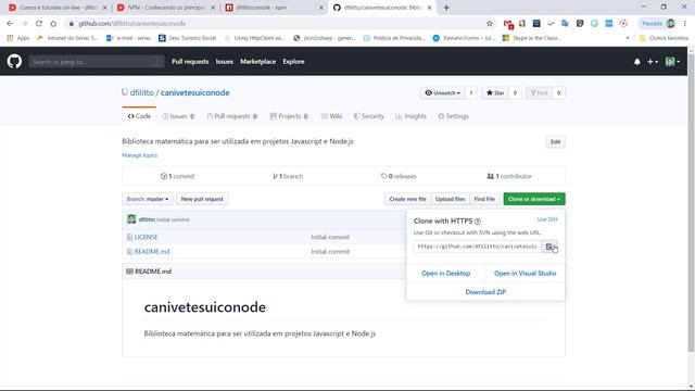 NPM - 03 Criando o GitHub do nosso pacote смотреть онлайн