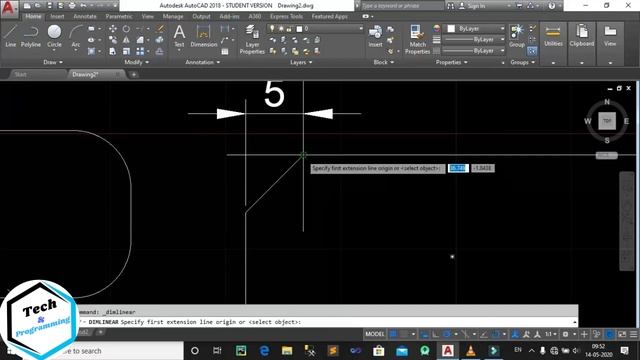 14 AutoCAD Tutorial || Learn Copy,Mirror,Fillet,Chamfer,Blend Curves Command in Autocad||By Arun Si смотреть онлайн