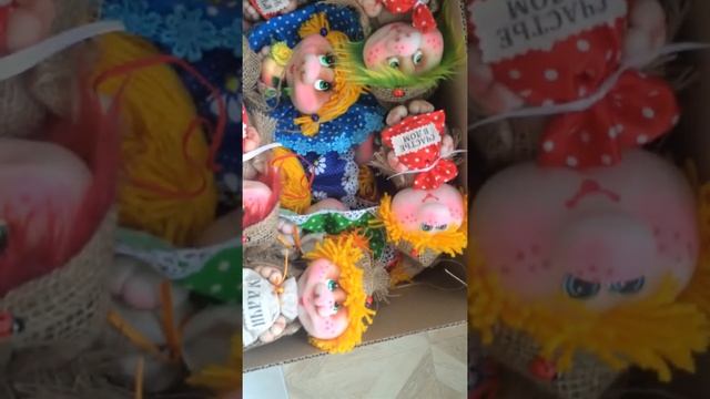 Куклы - попики "На удачу". смотреть онлайн