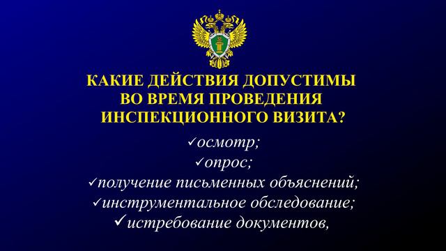 Инспекционный визит смотреть онлайн