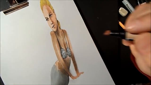 How to Draw a 3D Mermaid - Drawing Anamorphic Illusion - Vamos смотреть онлайн