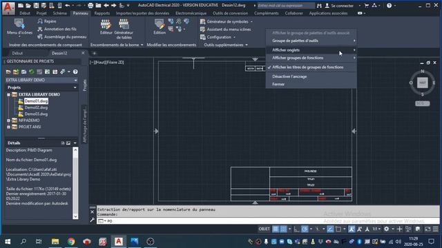 Module 1 : Environnement d'Autocad Electrical 2020 смотреть онлайн