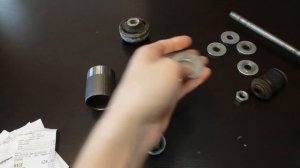 Самодельный съемник сайлентблоков передних рычагов Skoda Fabia / Rapid, VW Polo Sedan