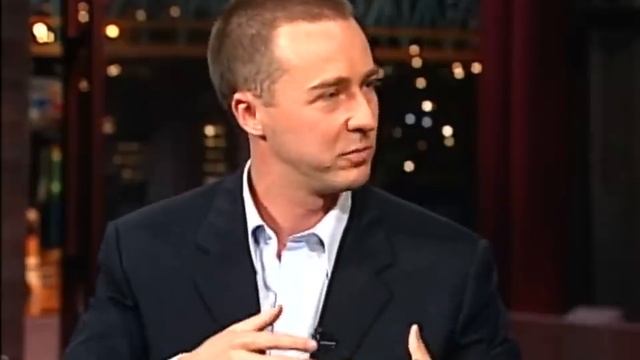 Edward Norton Impersonates Marlon Brando & Robert DeNiro | Letterman смотреть онлайн