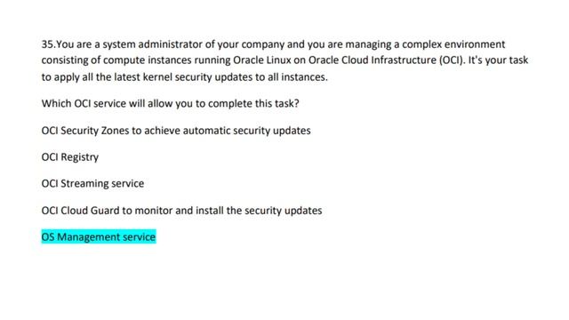 1Z0-1072-23 : Oracle Cloud Infrastructure 2023 Architect Associate Real Exam Question Part 3 смотреть онлайн
