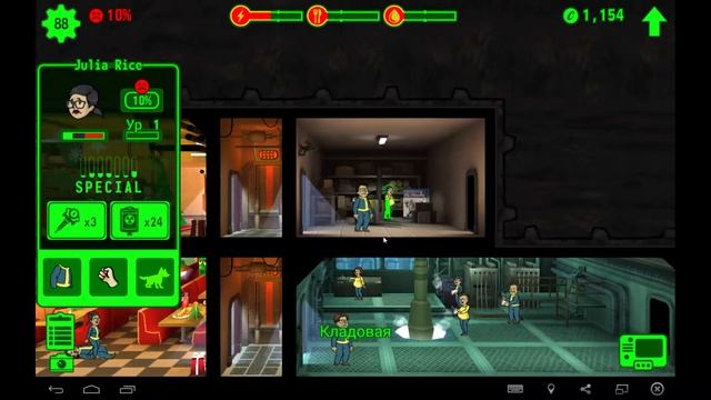 Fallout shelter. #6. Охрана и защита. Первое нападение когтей смерти. смотреть онлайн