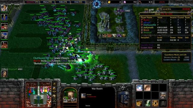 Warcraft 3 Classic HellHalt TD Competitive #195 send 20 like is no other days смотреть онлайн