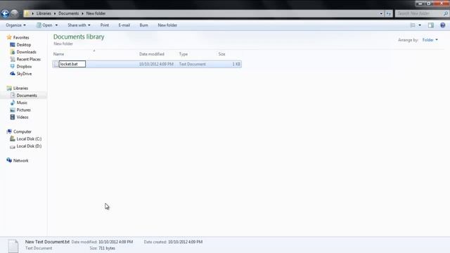 How to Set Password on Folder in Windows 7 смотреть онлайн