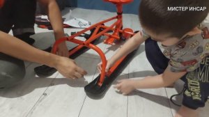 Сборка и обзор снегоката Nika kids twin 1