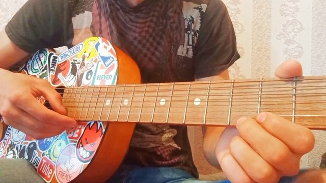 //Улетаи́ на крыльях ветра// На гитаре ?7 String Guitar смотреть онлайн