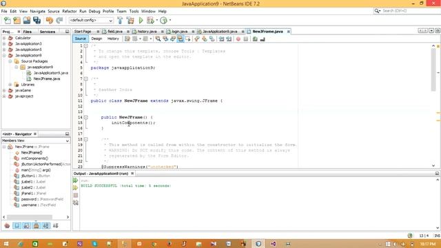 Create Login Form in Java using NetBeans and sql server смотреть онлайн