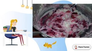 Бисквитный вишневый торт с творожным кремом. Простой рецепт