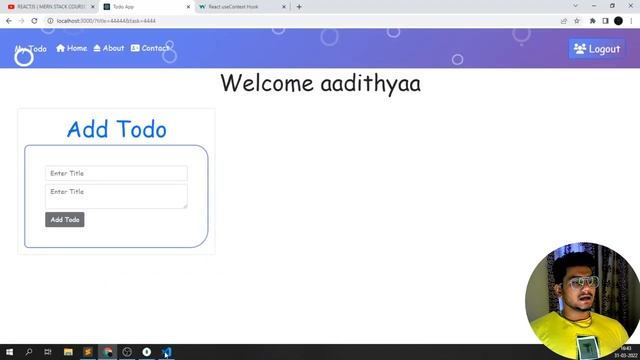 #28. M.E.R.N STACK | createContext() Reactjs | TodoContext.Provider | setup APis for CRUD Operatio смотреть онлайн