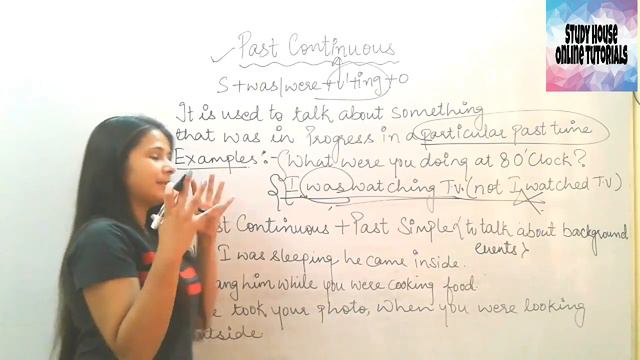 Past continuous tense- grammar for beginners смотреть онлайн