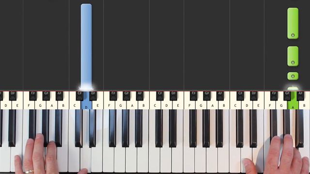 TOTO - AFRICA - Piano Tutorial EASY SLOW - How To Play (Synthesia) смотреть онлайн