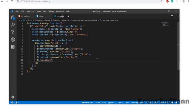 portfolio website using Bootstrap 4.3 - Part 2 смотреть онлайн