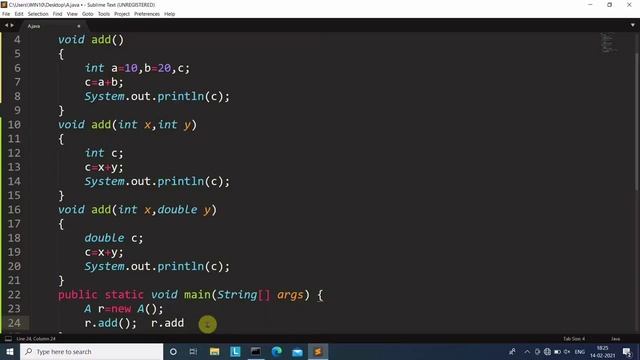 Method Overloading in Java | Learn Coding смотреть онлайн