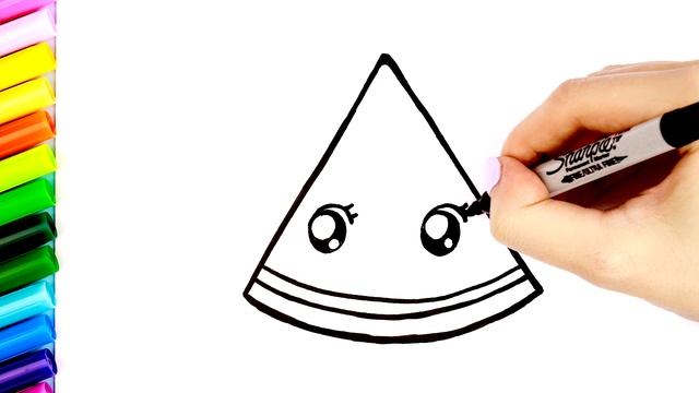 Как нарисовать АРБУЗ | How to Draw Watermelon смотреть онлайн