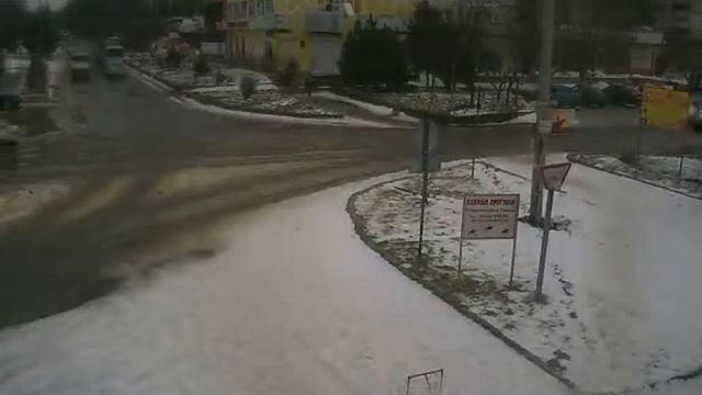 Перекрёсток в Щёлкино, 08.02.2014 - time-lapse с камеры 2 смотреть онлайн