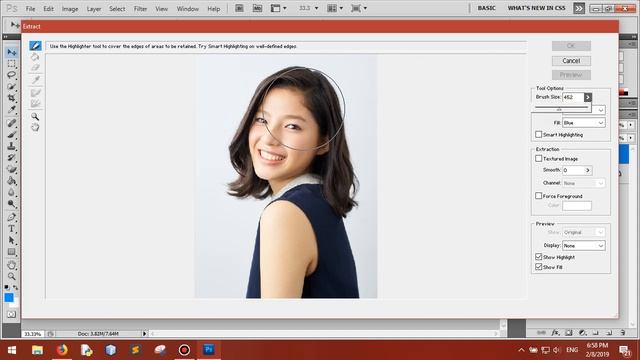 Seleksi Foto Mudah dan Cepat || Photoshop CS5 - Filters Extraction смотреть онлайн