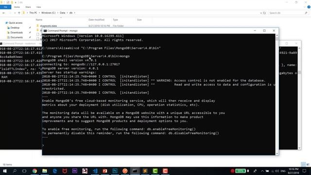 4 - دورة كاملة باستخدام Node.js and MongoDB ( تنصيب MongoDB) смотреть онлайн
