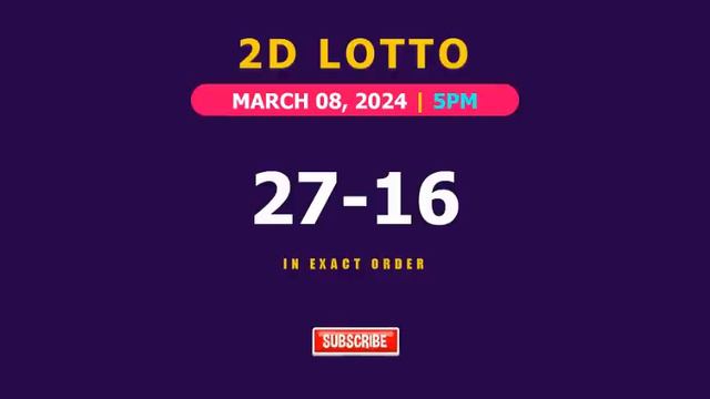 Lotto Result Today 5pm March 8, 2024 Swertres Ez2 Pcso