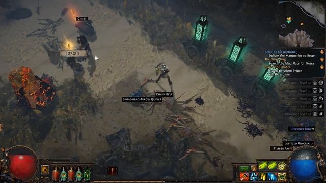 Path Of Exile game play walkthrough Bestel's Manuscripts at tidal Island смотреть онлайн