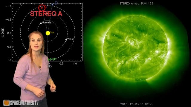 Out with the Coronal Holes, In with the Flares: Solar Storm Forecast 12-10-2015 смотреть онлайн