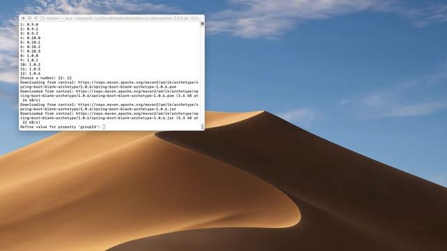 Maven generate an example spring boot project смотреть онлайн