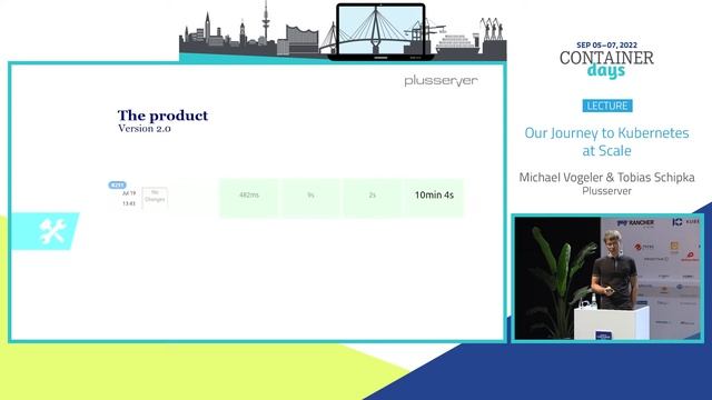 Our Journey to Kubernetes at Scale - Michael Vogeler & Tobias Schipka, PlusServer смотреть онлайн
