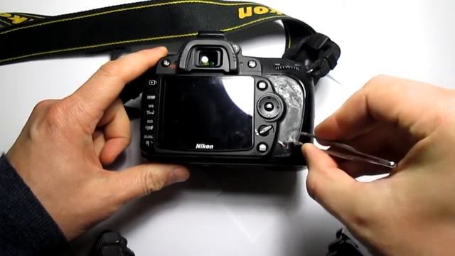 Foto. Восстановление растянутой резиновой накладки фотоаппарата смотреть онлайн