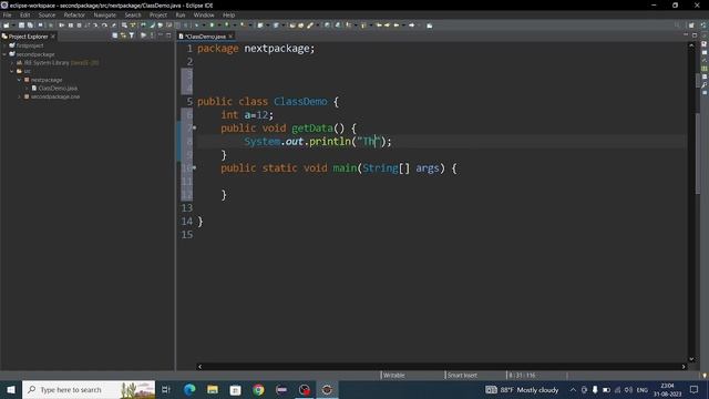creating class || The uses of class in Java смотреть онлайн