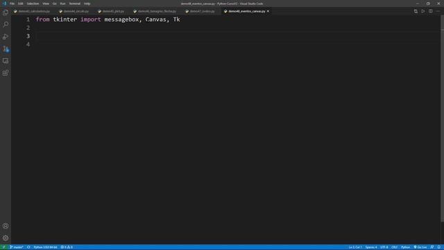 Python Curso V2: 704 1/2 Usar Tkinter para Dibujar Texto en un Canvas y Asociar Eventos Interacción смотреть онлайн