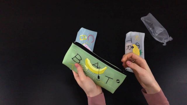 Обзор на Пенал-косметичка Фрукты. Интернет-магазин Зефир