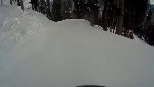 Роза-Хутор 22.12.2016 трасса Обер-Хутор (Rosa-Hutor Ober-Hutor trace) смотреть онлайн