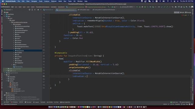 lazycolumn jetpack compose | jetpack compose lazycolumn items | lazycolumn compose example | day20 смотреть онлайн