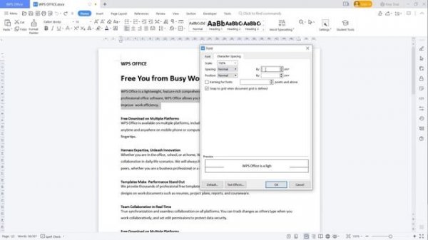 WPS Office Word How To Fix Spacing Between Words