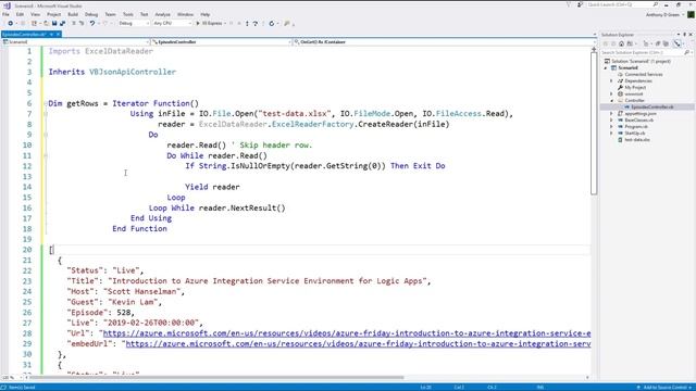 Prototype - Top-Level Code: WYSIWYG ASP.NET Core REST API w/ JSON Literals смотреть онлайн