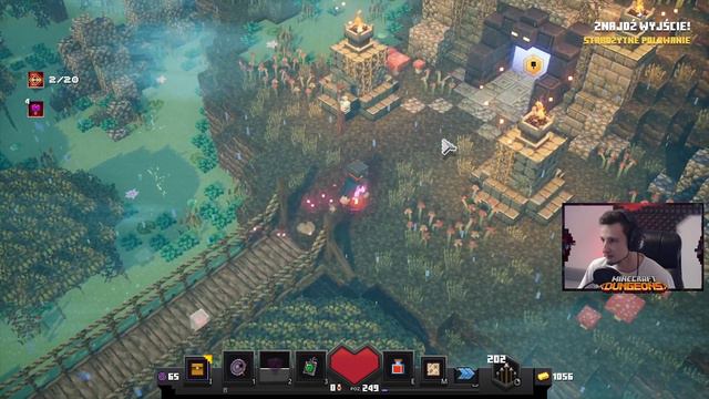 CIEKNĄCE ZAGROŻENIE z ANCIENT HUNTS - Minecraft Dungeons Nether DLC смотреть онлайн