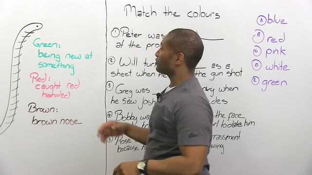 Learn English color expressions to talk about situations & emotions смотреть онлайн